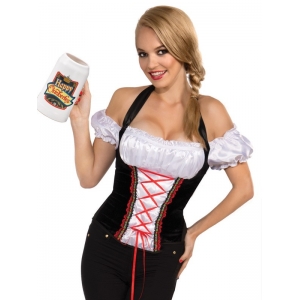 Beer Girl Corset Top - Womens Oktoberfest Costumes
